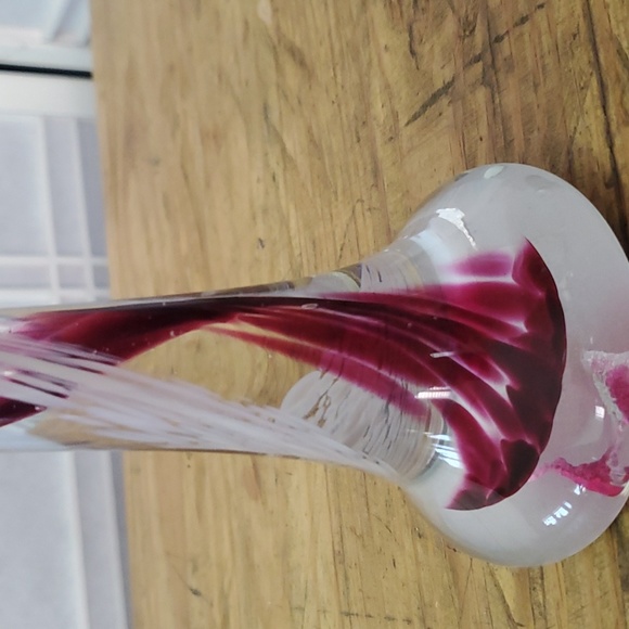 Hand Blown Art Glass Angel Paperweight - Picture 6 of 8